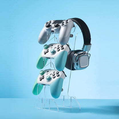 Suitable for PS5/PS4/Xbox/Switch universal controller/headphone three-layer stand