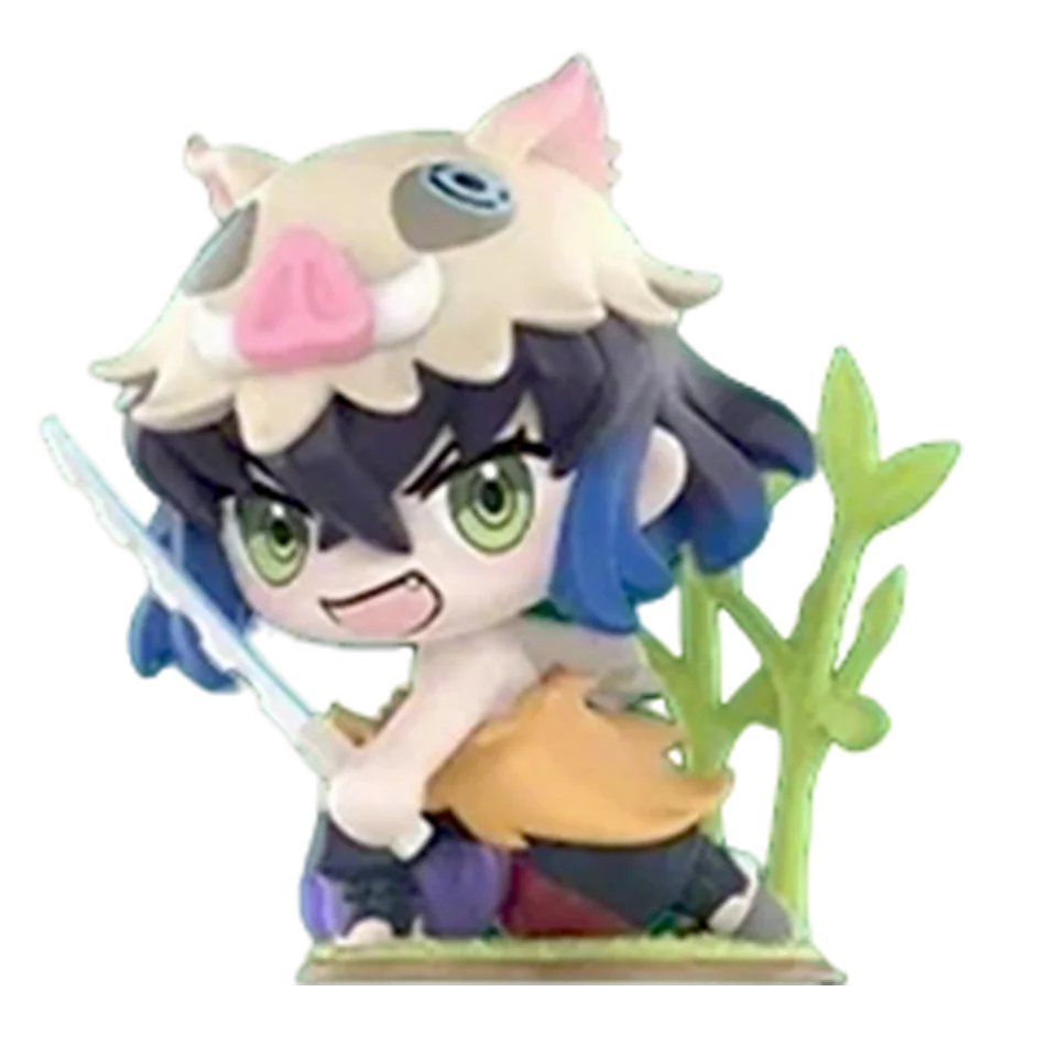 Hot Demon Slayer Tanjiro Kamado Nezuko anime cartoon figure blind box creative personalized statue model ornament surprise gift