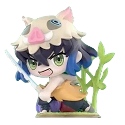 Hot Demon Slayer Tanjiro Kamado Nezuko anime cartoon figure blind box creative personalized statue model ornament surprise gift