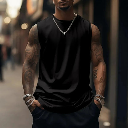 One Piece Men Vest Tank Top Straw Hat Pirates' Jolly Roger Summer Japanese Anime Spring and Autumn Sports Loose Sleeveless Top