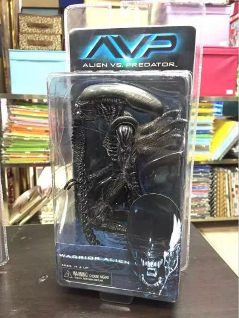 NECA Alien Xenomorph Warrior Grid Alien Figure AVP ALIENS VS.PREDATOR PVC Action Figures Collectable Model Toy Doll Gift