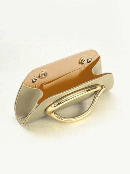 Gold Metal Buckle Box Clutch Fashion Women's Evening Bag Party Banquet Chain Crossbody Bag Luxury Designer Shoulder Bag Wallet
