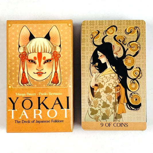 Yokai Tarot Cards Rooted In Japanese Folklore English Version Divination Board Game Family Gathering Party Cards Game Tools