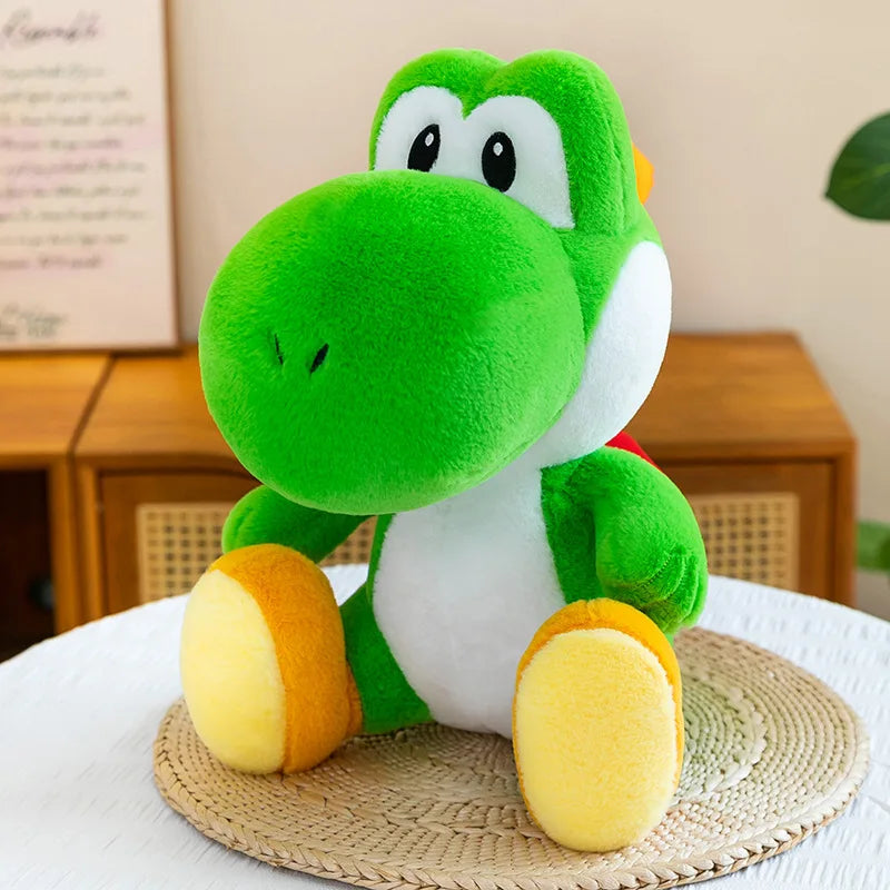 2026 New Red 30cm Cartoon Cute Yoshi Plush Toy Doll Yoshi Dinosaur Plush Soft Fill Toy Pillow Birthday Gift