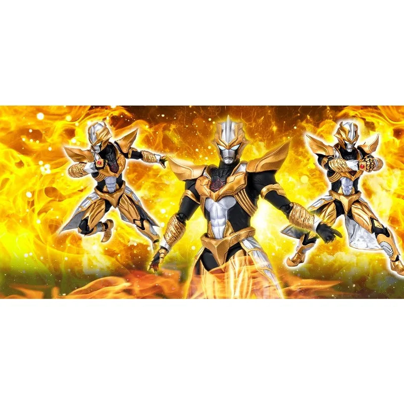 BANDAI SHF Absolute Tartarus "Golden Man" Ultraman The Destined Crossroad Anime Action Figure Collectible Gift Desktop Decor