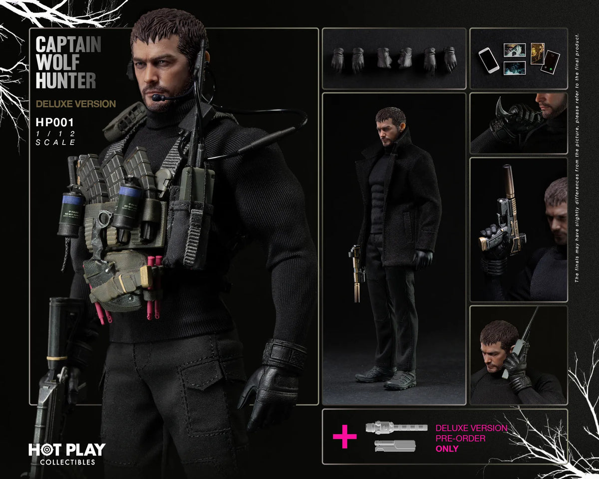 2026 NEW IN STOCK  HOT PLAY Captain Wolf Hunter 1/12 Model HP001  Resident Evil 8 Captain Chris 1/12 Mobile Soldier Model Toy