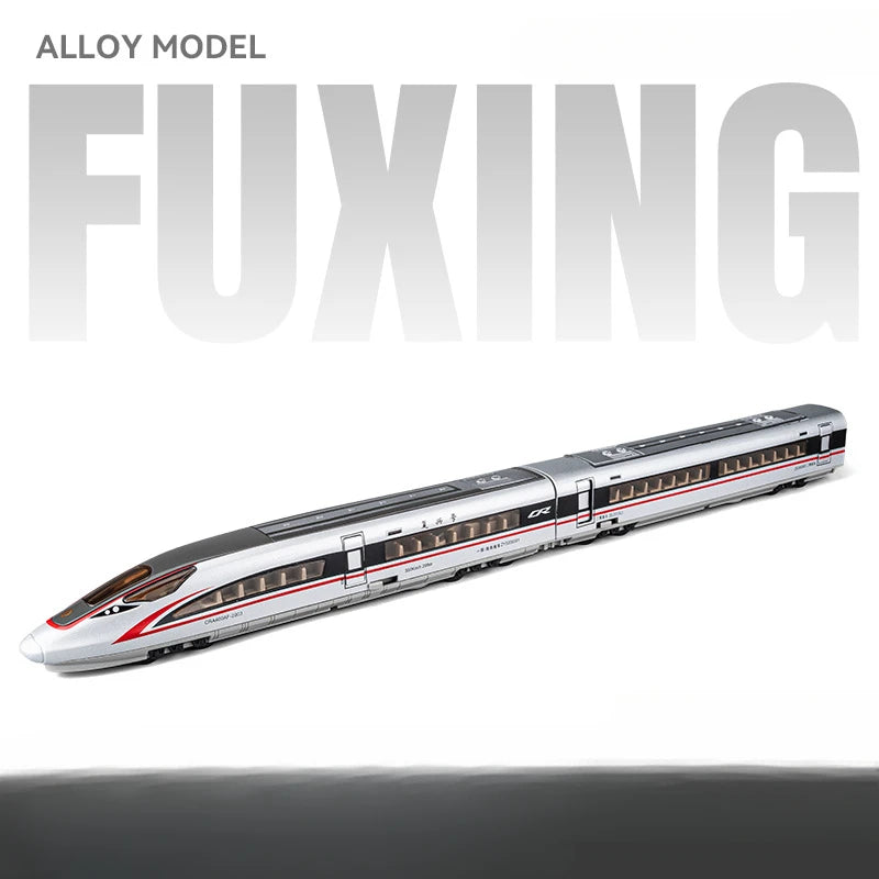 1/87 High Speed Railway Alloy Train Models Car Toys Magnetic Connect Doors Opened Train Model For Hobbyists Hobby Collections