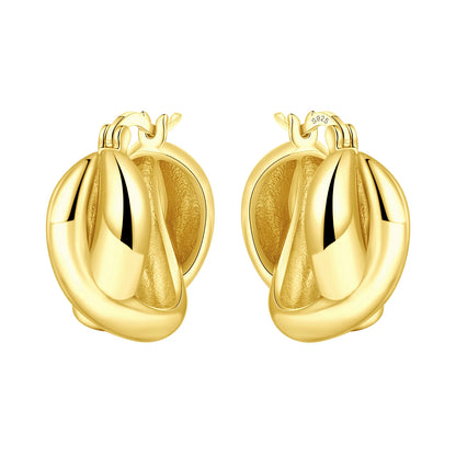 Original 925 Sterling Silver Planet Starlight Earrings Fashion 18K Gold Hoop Earring for Women Piercing Jewelry Aretes Gifts