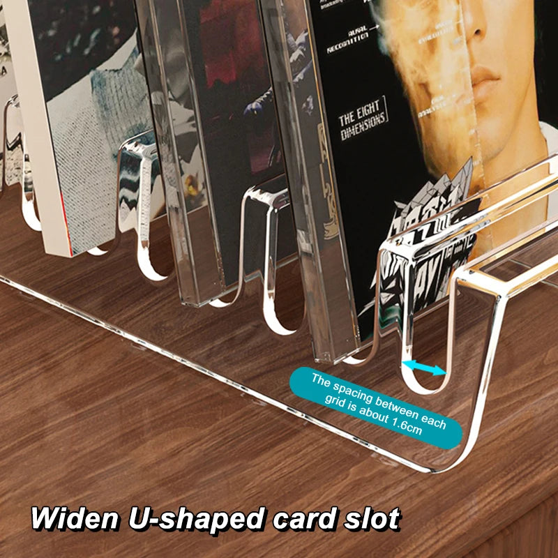Hot Sale CD Rack,Album Display Rack,Transparent Storage Rack For Records,And Tapes,Multifunctional Counter Display Rack