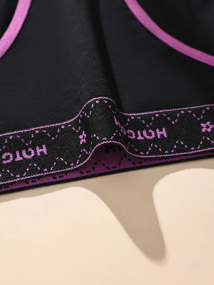 6Pcs Sexy Women Panties Soft Cotton Underpants Black Underwear Girls Briefs Female Breathable Stretch Panty Female Lingerie XS-L