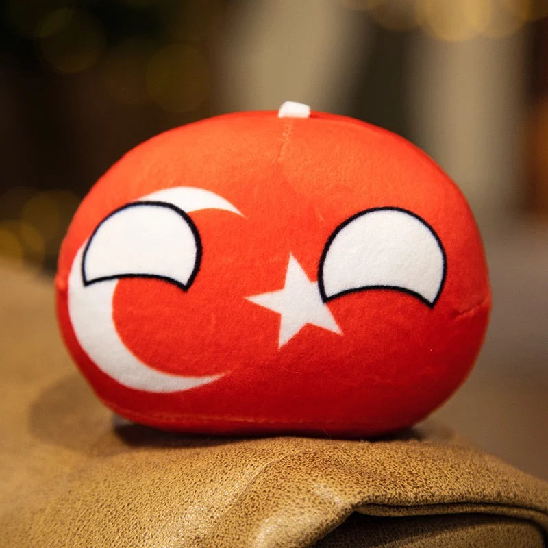 Country Ball Plush Toys 70 Styles 10cm Polandball Pendant Country Balls Countryball Stuffed Doll Xmas Birthday Gifts for Kids