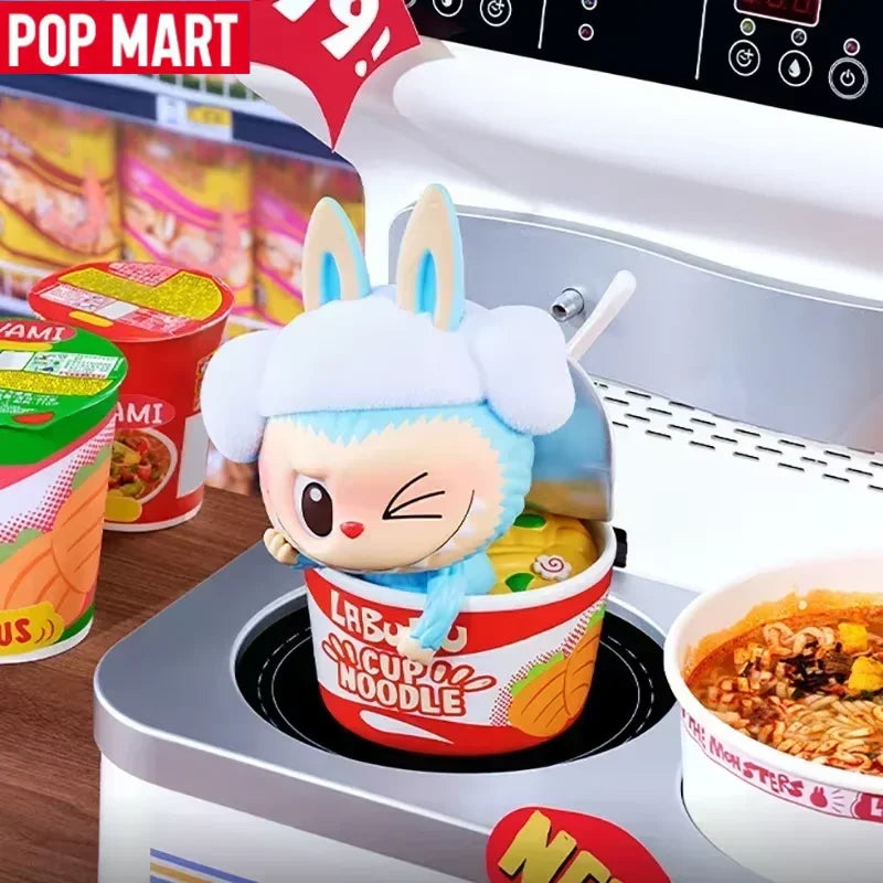 POPMART THE LABUBU MONSTERS WACKY MART Series Blind Box Guess Bag  Original charm Girl festival gift Anime figures Ornament