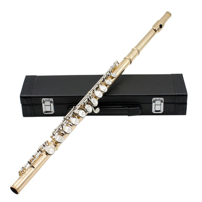 SLADE 16 Closed Holes Flute C Key Flute Concert Performance Flute Professional Woodwind Instruments Transverse Flute With E key