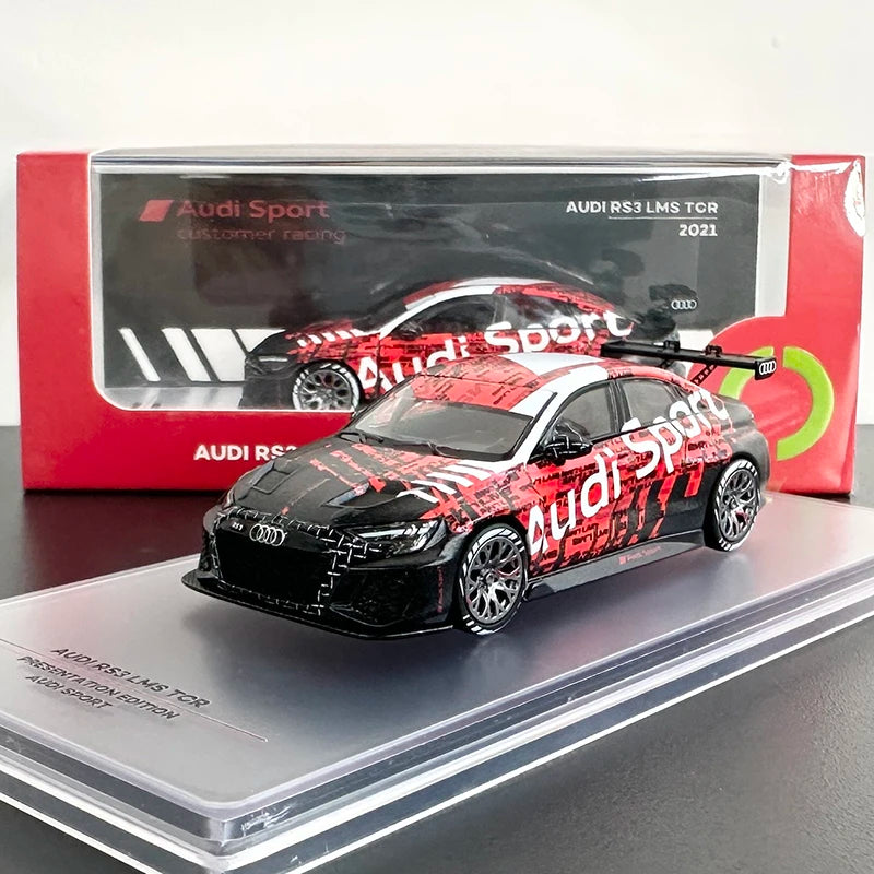 KILOworks 1:64 RS3 LMS TCR Alloy Car Diecasts & Toy Vehicles Car Model Miniature Scale Model Car Toys For Children