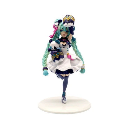 Anime Figure Wedding Dress Action Figures Kawaii Swimsuit Vocaloid PVC Collectible Model Toys Girl Gift