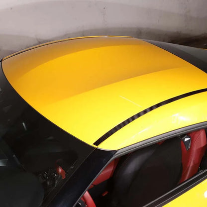For Toyota Supra MK5 A90 2019-2025 Soft Carbon Fiber Car Roof Door Edge Trim Molding Strip Sticker Car Accessories