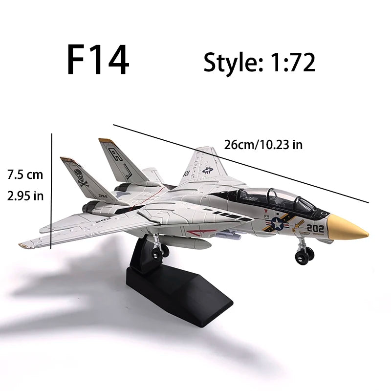 DIY Assembled Building Block Military Model Toys F14 Tomcat Su35s F-22 Stealth Fighter B2 Aircraft Multi-Purpose Fighter for Gif