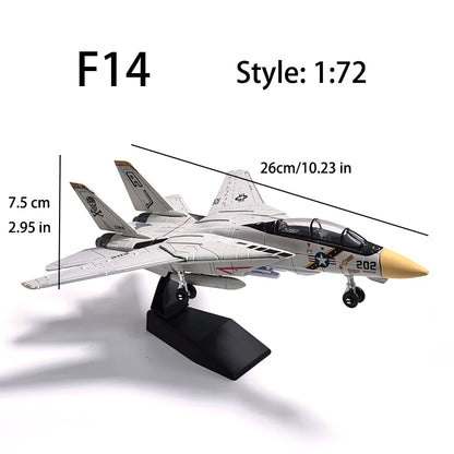 DIY Assembled Building Block Military Model Toys F14 Tomcat Su35s F-22 Stealth Fighter B2 Aircraft Multi-Purpose Fighter for Gif