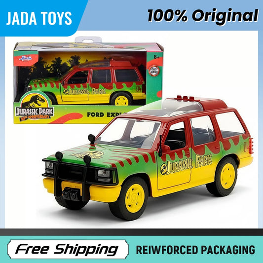 In Stock JADA 1:32 Jurassic Park Ford Explorer Alloy Die-cast Car Model Original Box Gifts Collecting hobbies