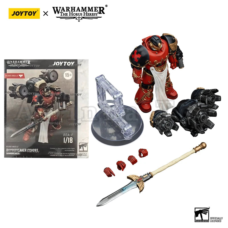 JOYTOY 1/18 Action Figure The Horus Heresy Blood Angels Dawnbreaker Cohort Anime Toy Model