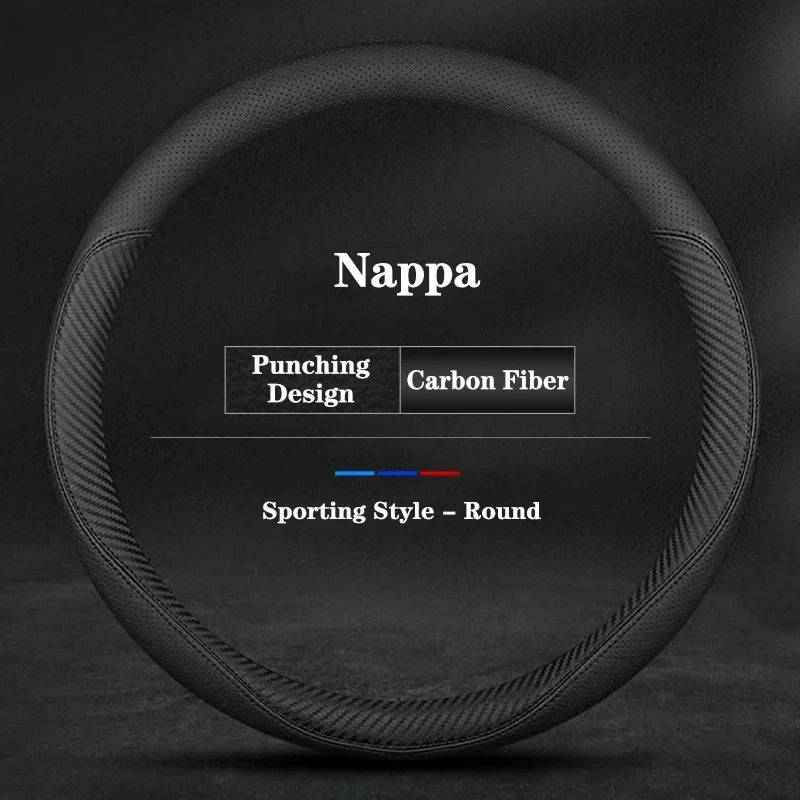 38CM 40CM 42CM 45CM 47CM Car Truck Extra Large Artificial Leather Steering Wheel Braid Cover Universal Auto Interior Accessories
