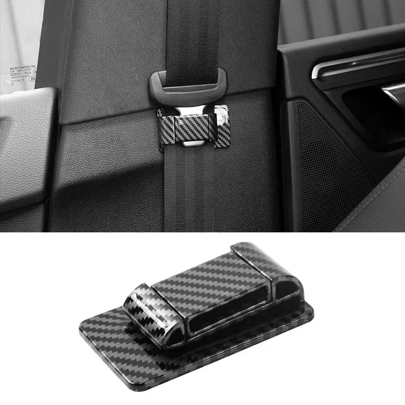 Car Safety Belt Limiter Seat Belt Fixed Buckle Stopper Clip Spacing Limit Adjusting Device SeatBelt Non-slip Buckles Accessories