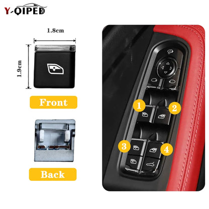 Car Window Regulator Switch Button Suitable for Porsche Cayenne Panamera Macan Car Window Control Button 95B-837-315