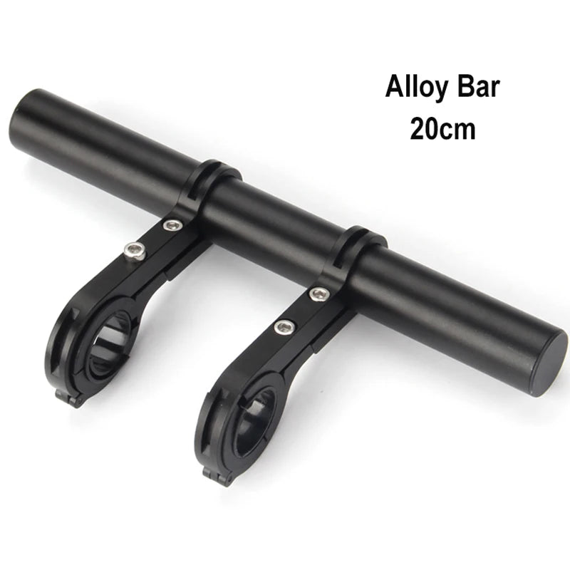10/20/30cm Bicycle Handlebar Extended Bracket Aluminum MTB Bike Front Light Expansion Bracket Road Cycling Extender Rack Parts