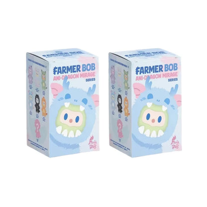 Farmer Bob Ani Dragon Mirage Series Plush Blind Box Caixa Caja Cute Dolls Girls Boys Gift Mystery Box Bag Pendant