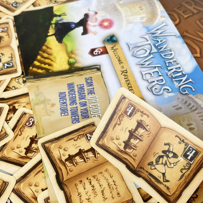 Wandering Towers fast-paced board game, which is very suitable as a birthday and Christmas gift and can liven up the atmosphere