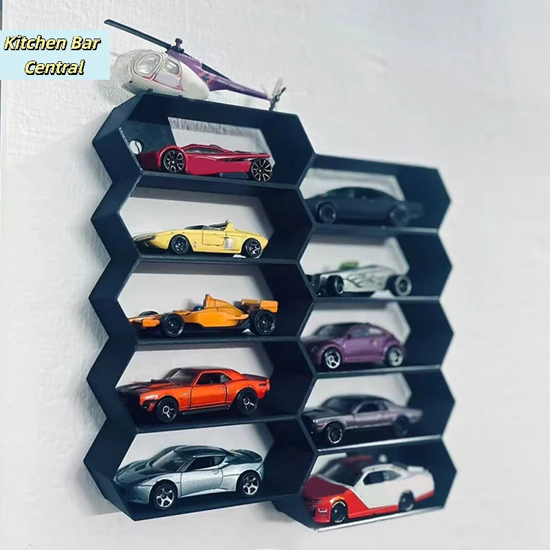 【10Grids Cars Model Storage Box Save Space Large Capacity Collection Show Holder 3D Printed Car Model Display Rack】
