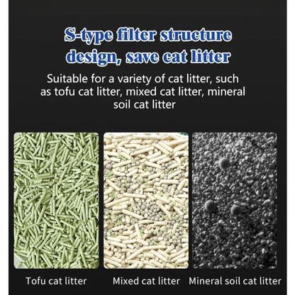 smart cat litter box Fully automatic, APP control, 80L super large space smart cat toilet, removable and washable cat litter box