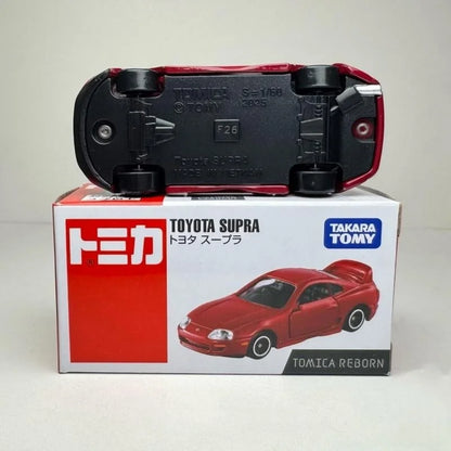 Takara Tomy Tomica Reborn Toyota Supra Alloy Diecast Car Model Red Replica Collectible Vehicle For Hobby Collection Display