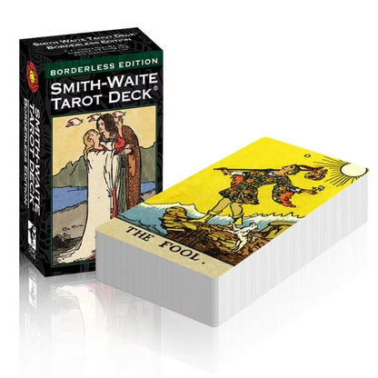 Classic Smith Waite Borderless Tarot Card, Retro Original Art Style, Board Game Mind Exploration Divination Card