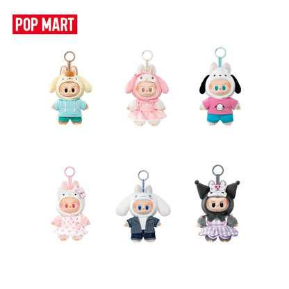 【EU】POP MART THE MONSTERS × Sanrio Characters Series-Vinyl Plush Pendant Blind Box 1/6PCS LABUBU Hello Kitty Blind Boxes