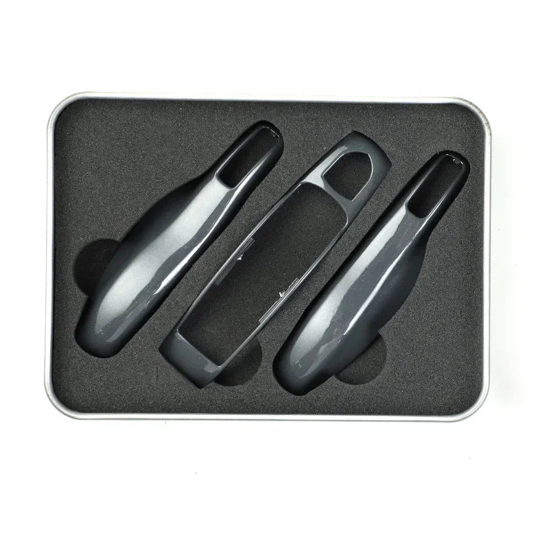 Car Smart Remote Key Case Fob Covers Set Shell For Porsche Panamera Spyder Carrera Macan Boxster Cayman Cayenne 911 970 981 991