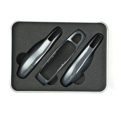Car Smart Remote Key Case Fob Covers Set Shell For Porsche Panamera Spyder Carrera Macan Boxster Cayman Cayenne 911 970 981 991