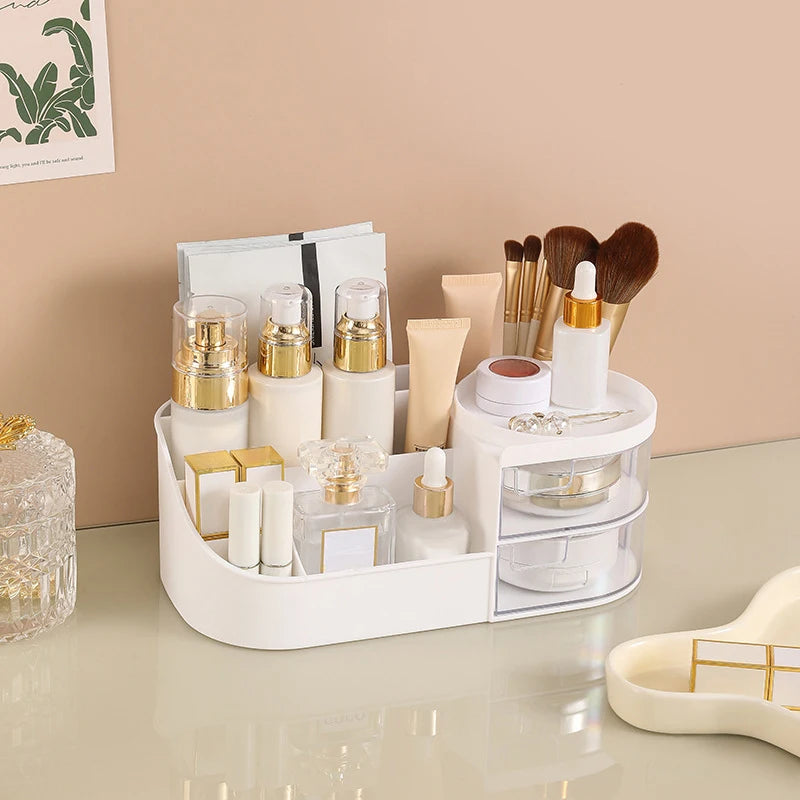 Table Makeup Storage Box Cosmetic Storage Organizer Jewelry Nail Polish Dormitory Makeup Container Desktop Sundries Storage Box