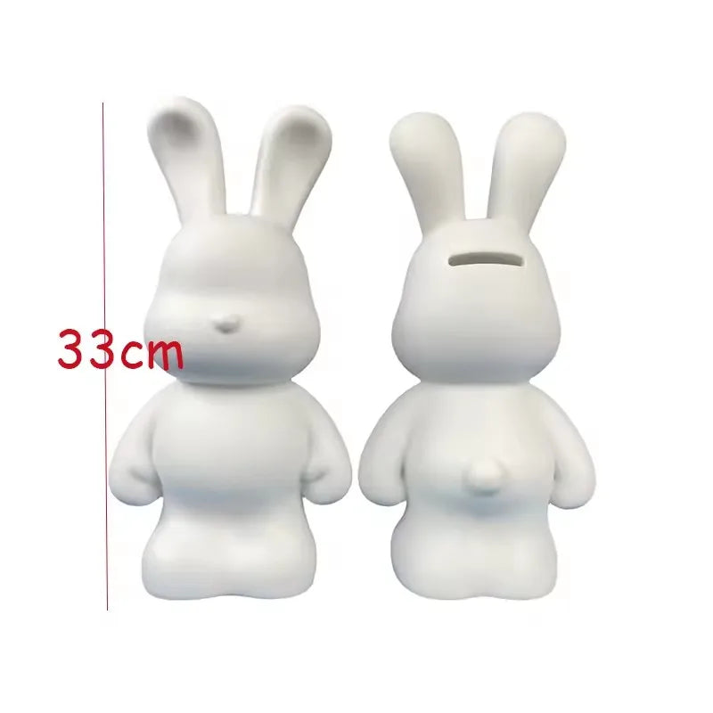 DIY Fluid Bear Sculpture Handmade Bearbrick Doll Ornaments Violent Bear Graffiti Painting Parent child Toy Gift Home Decoration