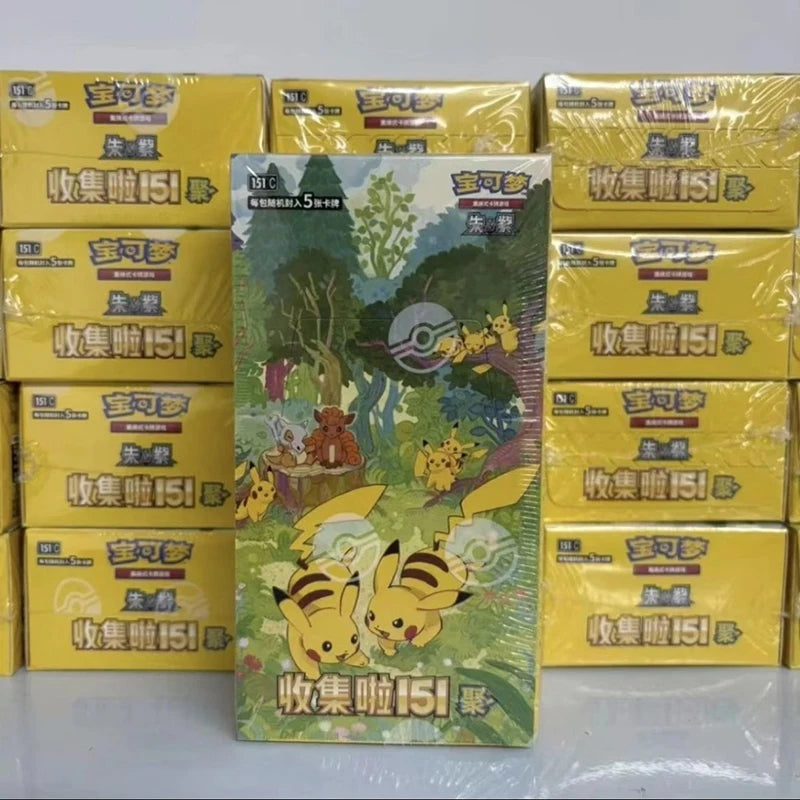 Pokémon PTCG Card Simplified Chinese Zhu Zi Collected 151 Change Series Card Ponyta Gengar Collectible Game Blind Box Cards Toy