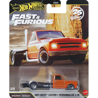 Hot Wheels PREMIUM Fast & Furious 25th Anniversary 2026 HNW46 Mazda RX-7 Lamborghini Chevrolet Honda 1:64 Car Model Toy Gift