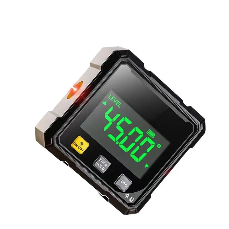 New·Accurate Measurement Level Four Sided Magnetic Suction Double-sided Laser Tilt Angle Box Slope Electronic Angle Ruler