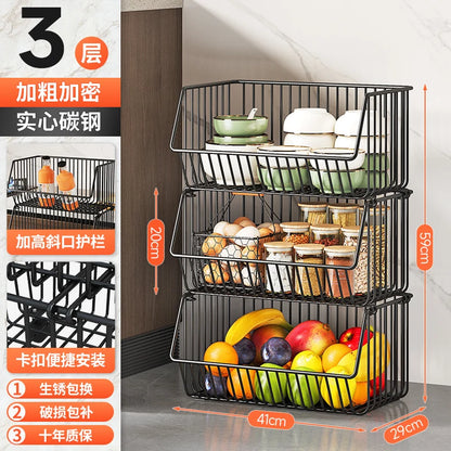 주방수납 Rolling Storage Cart Multipurpose Rustproof Modern Storage Cart Kitchen Multi-layer Trolley with Wheel Kitchen Furniture