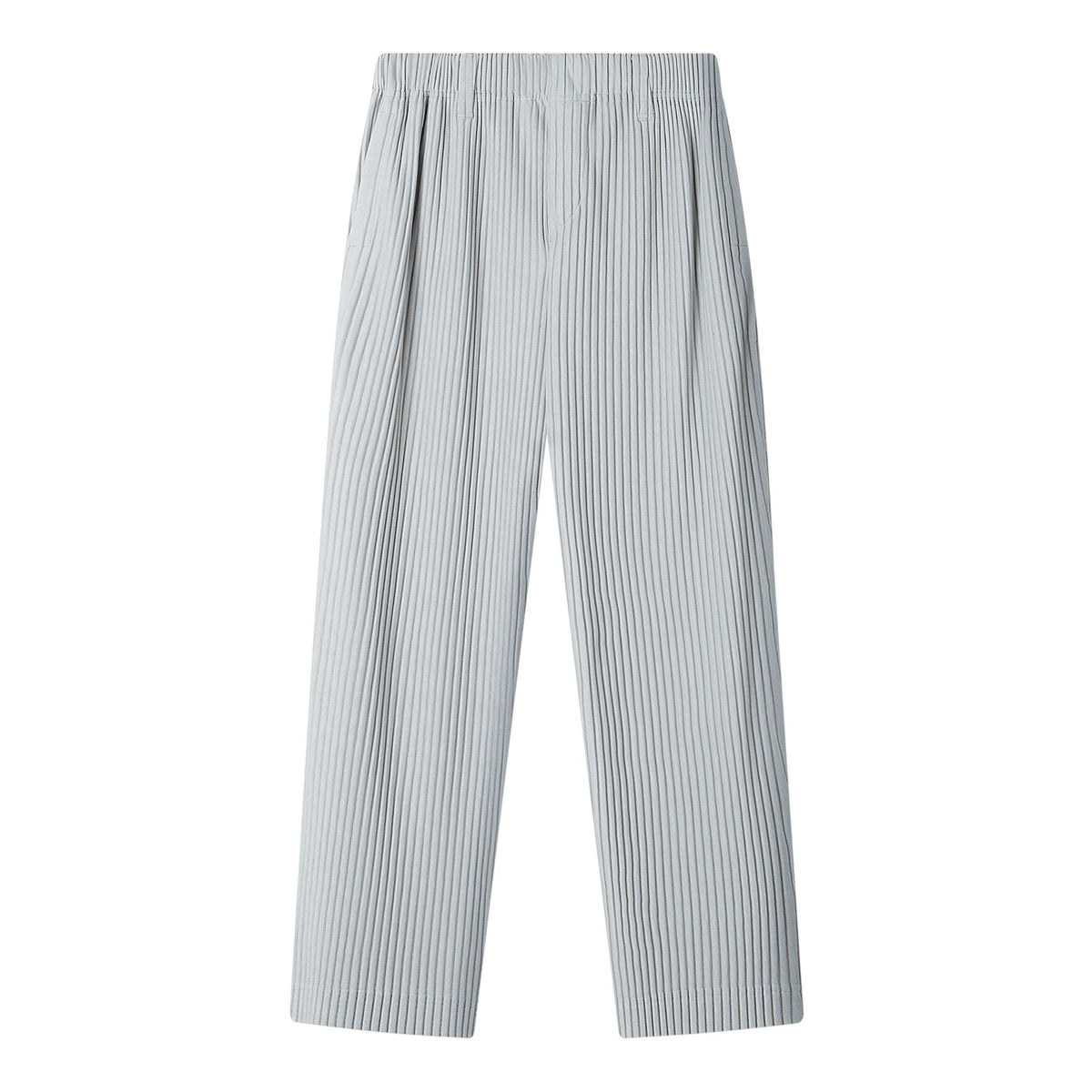 Miyake Pleated Men Pants Casual Loose Wide Leg Draped Trousers Business Casual Daily Wear