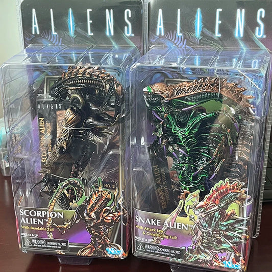 Scorpion Snake Alien Figure Aliens VS Predator 13th Lineup Sgt Apone Snake Action Figures Toy Christmas Birthday Gifts