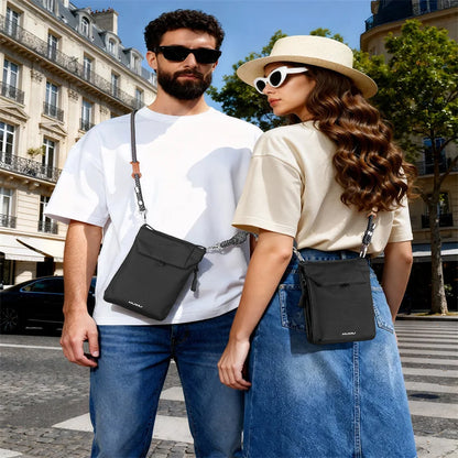 KUXIU Nylon Waterproof Phone Purse,Small Crossbody Bag for Travel Bag,ARFID Anti-Theft Card Slots,Multifunctional Cell Phone