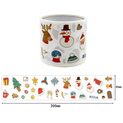 Christmas gift stickers decorative sealing sticker Merry Christmas Reward Self-adhesive labels  Day party