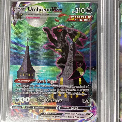 2025 M2a JP #240 MEGA GENGAR Ex DIY Proxy PTCG Graded Collection Card Special Art Rare GEM MT 10 Card Holographic Label Gifts