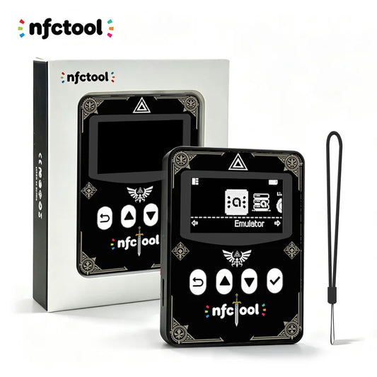 NFCTOOL For Amiibo Emulator with OLED Display & Button Enhanced Range Support Type-C Charging for Switch/Switch 2/Wii U/3DS