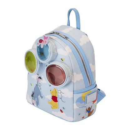 Winnie The Pooh and Freiends Floating Balloons Mini Backpack Wallet Set